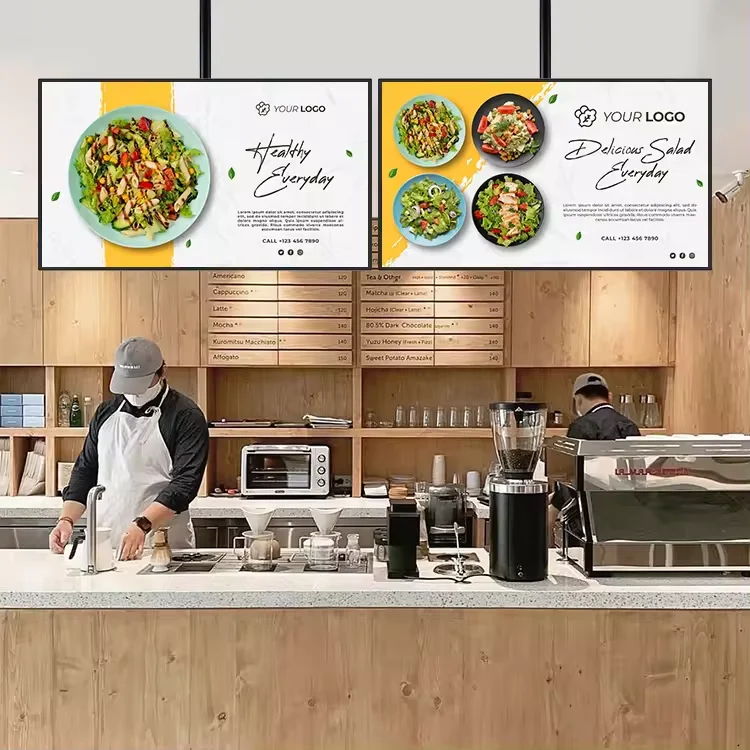 Digital menu boards application visual